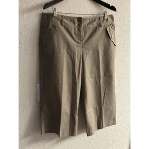 New Size 12 Robert Louis Khaki Dress Capri #23*13